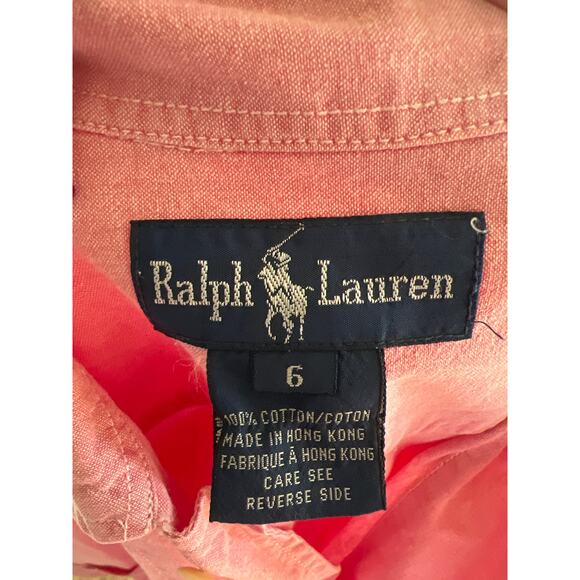 Ralph Lauren 2 piece cotton outfit wrap skirt & top shirt medium 8 - Picture 4 of 5